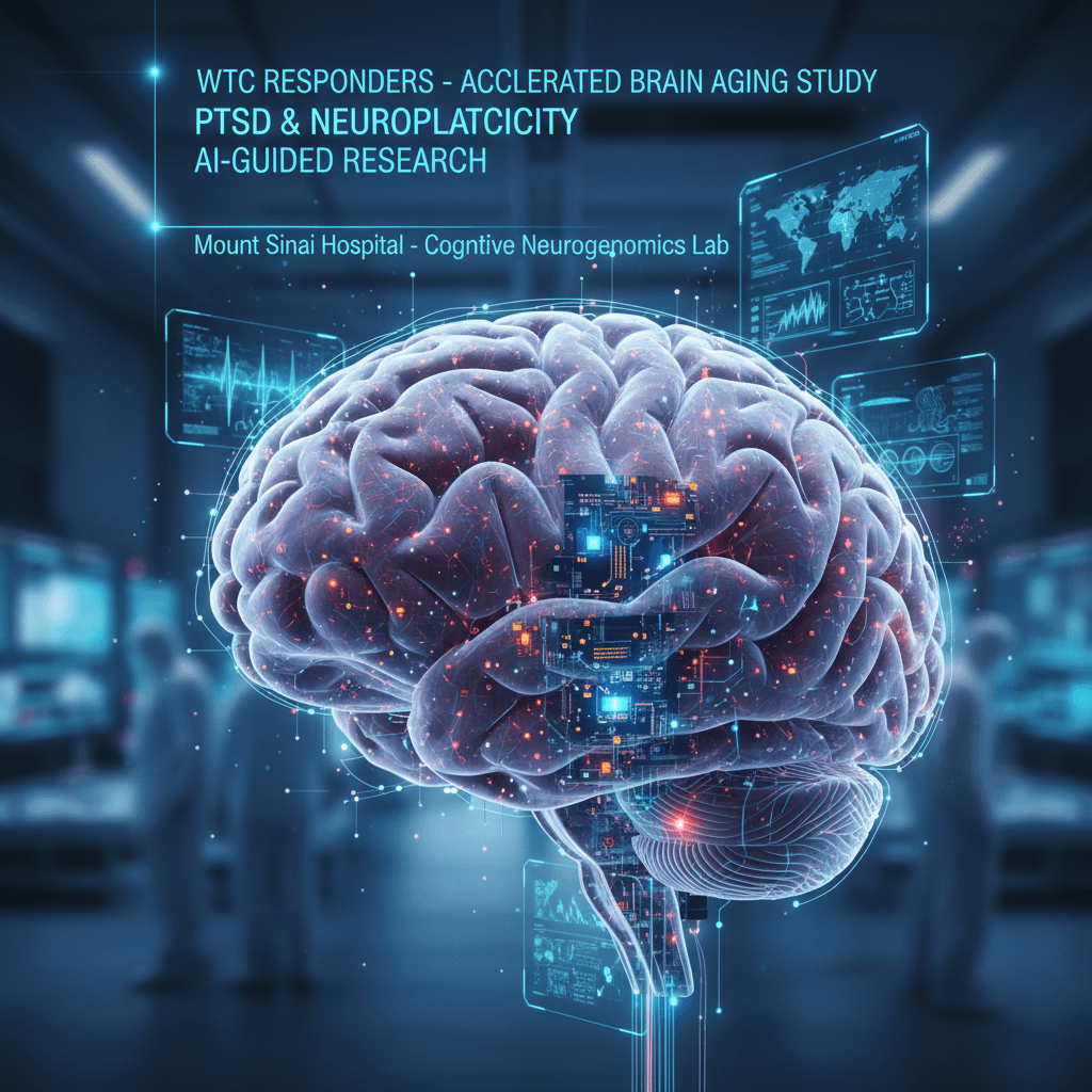 Cómo los neurocientíficos usan la IA para destapar el secreto del TEPT: un cerebro que envejece prematuramente.